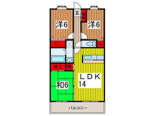 アン　ブリヤァン　アベニールの物件間取画像